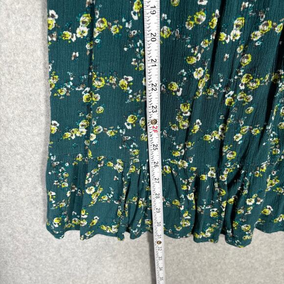 Wild Fable Dress XS Floral Gauzey Tiered Skater Y2K Babydoll Cottage Farmhouse - Picture 8 of 13